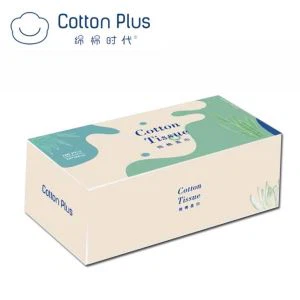 골판지 상자 포장 된 얼굴 닦음