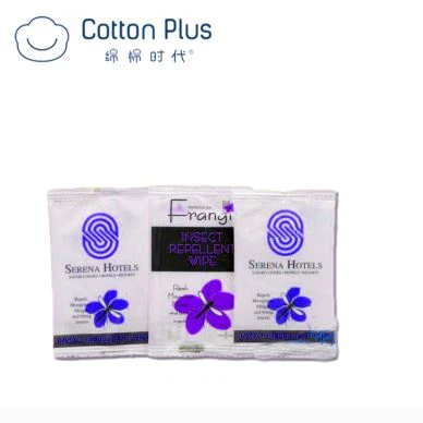 호텔에 대 한 단일 팩 젖은 손수건