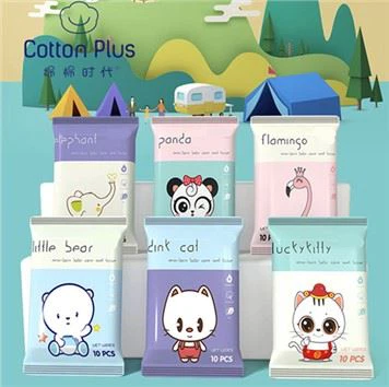 아기를 위한 유기농 물티슈